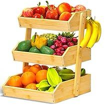 Tiered Fruit Basket, Snack Organizer, Fruit And Vegetable Storage, Fruit Holder, Vegetable Storage, Fruit Storage, Fruit Stands, Vegetable Basket, Bread Basket