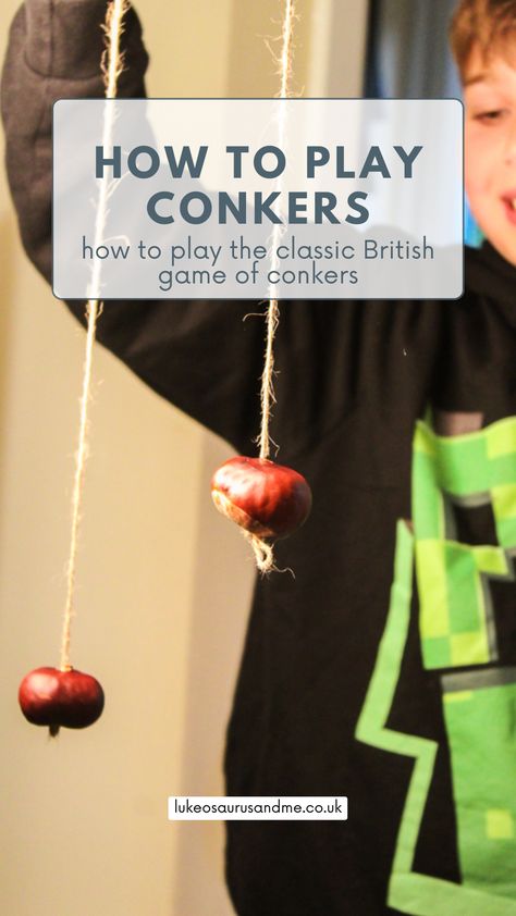 🌰✋ Let's reminisce about the good old days by playing the traditional game of conkers! 🌳🍂🏆 Enjoy the thrill of competition and embrace the autumn vibes with friends and family. #ThrowbackFun #AutumnTraditions #ConkersChampion 🍁🤩" Autumn Kindergarten, Playground Games, Rules Of Engagement, Market Ideas, Autumn Crafts, Traditional Games, French Words, Old Games, Budgeting Finances