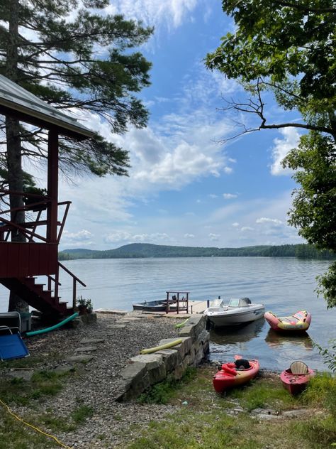 cottage on a lake Old Lakehouse Aesthetic, Michigan Lake House Cottages, Cottage Lake Aesthetic, Tiny Lake Cottage, Small Lake Cottage, Cottage By The Lake, Archers Voice, Michigan Lake House, Cottage Photography