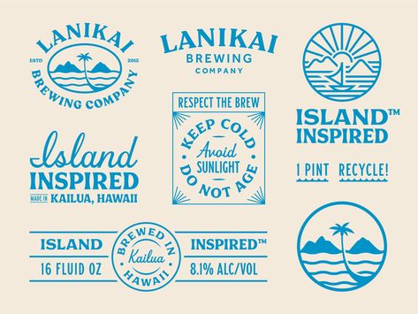 Hawaii Logo, Surf Logo, Surf Brands, Dorm Art, Brand Assets, Logo Restaurant, Professional Logo Design, Brand Development, Packaging Design Inspiration