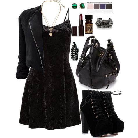 "Witches Know Best" by ima-believer on Polyvore Teenage Outfits, Emo Outfits, Punk Outfits, Teenager Outfits, Gothic Outfits, 가을 패션, Edgy Outfits, Teen Fashion Outfits, Polyvore Outfits