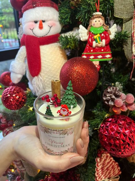 Transform your home into a winter wonderland with our curated list of '15 Festive Christmas Candle Ideas.' From classic pine scents to innovative DIY designs, these candles will add warmth and charm to your holiday decor. Elevate your festive ambiance. Click the link to discover more enchanting products! Diy Unique Candles, Homemade Christmas Candles, Christmas Candle Ideas, Candle Scents Recipes, Handmade Candles Diy, Hand Carved Candles, Homemade Scented Candles, Christmas Scented Candles, Gel Candles