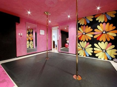 pole room Pole Dancing Room Ideas, Pole Dancing Room, Dance At Home, Dancing Room, Pole Room, Ballroom Dance Quotes, Pole Dancing Quotes, Dancing Studio, Pole Studio