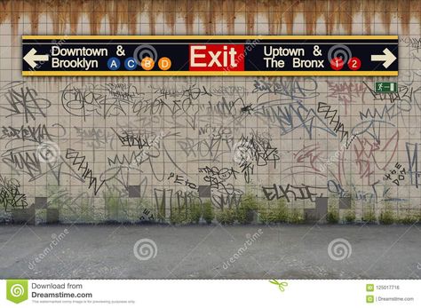 New York City Subway Train Station New York Subway Graffiti, New York Subway Aesthetic, Subway Party, Subway Graffiti, Kitchen Pass, Expo Ideas, Nyc Train, Ny Subway, Unusual Beauty