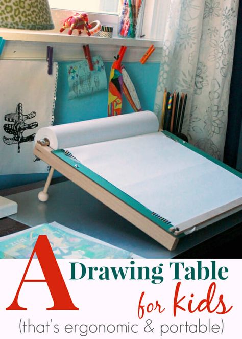 Kids Drawing Table, Diy Desktop, Drawing Table, Table Wedding, Parenting Styles, Kids Art, Arts And Crafts For Kids, Drawing For Kids, New Kids