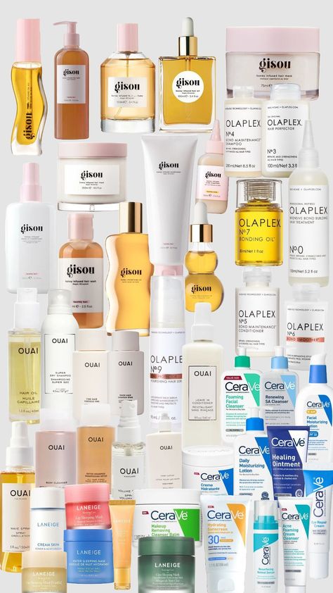 #gisou #olaplex #cerave #laneige #ouai #timelapse Ouai Aesthetic, Ouai Products, Healthy Hair Routine, Wishlist Ideas, Sephora Skin Care, Colour Ideas, 2023 Christmas, Opening Hours, Body Skin Care Routine