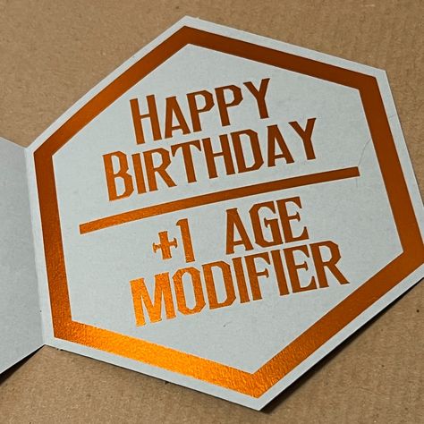 It was just my son's birthday, and since he is 31 and a gamer I wanted to make him a card that was really unique to his hobby. The first two images are the card I came up with, and designed myself. I was so happy when he saw it and immediately took a photo of it to post in one of his groups to his friends. Well THAT inspired me to make the entire design into a shadow box! That is what I am showing in the rest of the photos. The best part is that I have both of these designs as SVG files ... Dnd Party, Son's Birthday, Cricut Cards, My Son Birthday, Cricut Svg, Just Me, Drawing Inspiration, How To Take Photos, Shadow Box