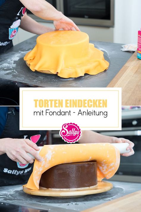 In diesem Video erkläre ich euch, wie man Torten richtig mit Fondant eindeckt, sodass keine Falten oder Bläschen entstehen. Mit ein wenig Übung, werden so all eure Torten perfekt glatt. Ich wünsche euch viel Spaß beim üben. 😊 #sallys #sallyswelt #sallysweltrezept #rezept #recipe #anleitung #fondantrichtigverarbeiten #torteneindeckenanleitung #fondanttorteneindeckenanleitung #fondantglattstreichenanleitung #fondantbläschenentfernen #tortenglatteindecken #fondanttorteüberziehen #tortenüberziehen Torte Fondant, Fondant Torte, How Sweet Eats, Fondant Cake, Marzipan, Cake Cookies, Fondant, Muffins, Birthday Cake