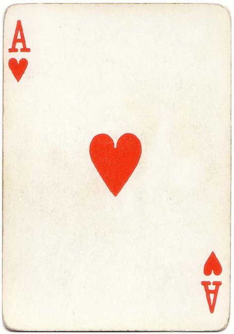 Hearts Playing Cards, Ace Card, Ace Of Hearts, Art Collage Wall, Heart Cards, Playing Card, New Wall, Wall Collage, Collage Art