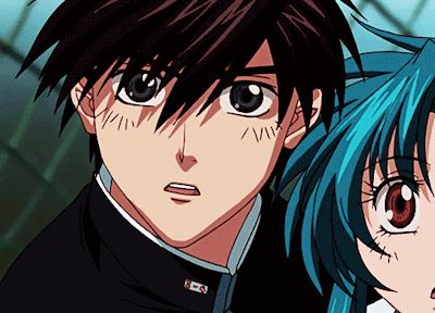 Sousuke Sagara & Kaname Chidori - Full Metal Panic Sousuke Sagara, Kaname Chidori, Flame Of Recca, Cosmic Boy, Ship Dynamics, Broly Movie, Full Metal Panic, Best Ship, Pokemon Special