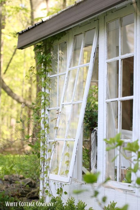 She Shed Tour ~ Back Deck Idea ~Lawn Care~Outdoor Spaces Ideas~ Small Deck Makeover~Sunday Lawn Care ~ White Cottage Company White Cottage Company, She Shed Makeover, Outdoor Spaces Ideas, Shed Makeover, Deck Makeover, Small Deck, She Sheds, White Cottage, Back Deck