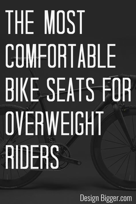 Most Comfortable Bike Seat For Overweight Riders (5 Options) Bike Seats For Women, Bike Seat Cover, Comfort Bike, Bicycle Seats, Bike Saddle, Exercise Bike, Bike Seat, Big Guys, Biking Workout