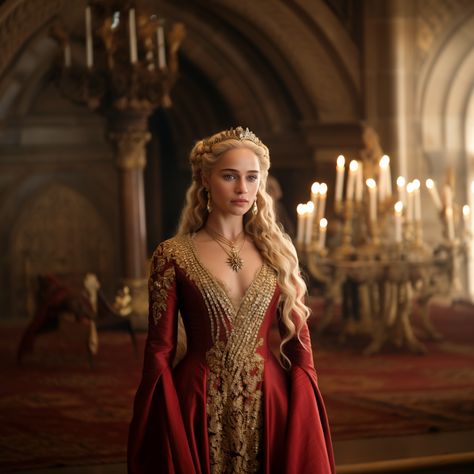 Lannister Dress, Targaryen Fashion, Targaryen Dress, Targaryen Aesthetic, Queen Outfit, Fantasy Dresses, Royal Outfits, Fantasy Gowns, All Food