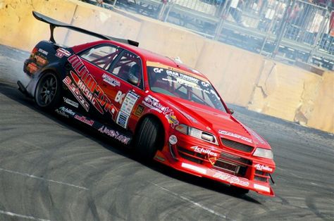 My idol, Daigo Saito in his D1GP JZX100 Vintage Motorsport, Street Vibes, My Idol, Car Modification, Car Wrap Design, Drifting Cars, Japan Cars, Tuner Cars, Drift Cars