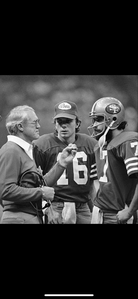 Bill Walsh, Joe Montana, Sf 49ers, San Fran, Montana, Old School, Nfl