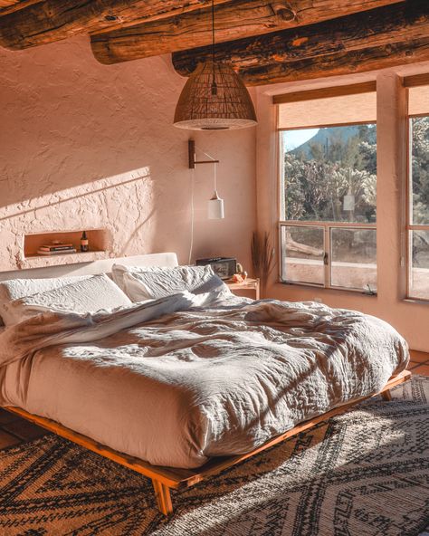 Shop your room after a stay at the Joshua Tree House—here you'll find so many of our favorite home goods! Joshua Tree House, Desert Living, Desert Homes, Wooden Beams, Joshua Tree, Tree House, Furniture Shop, Decorating Your Home, Beams