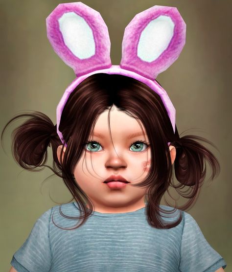 Rabbit headband (Toddler-Adult) | Patreon Ears Sims 4 Cc, Ears Sims 4, Rabbit Headband, Cc Hats, Sims 4 Toddler, Cc Sims, Ts4 Cc, Cc Finds, Bunny Ears