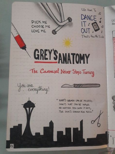 Greys Anatomy Art Drawings, Greys Anatomy Journal Ideas, Greys Anatomy Painting Ideas, Greys Anatomy Dibujos, Greys Anatomy Painting, Greys Anatomy Drawings, Greys Anatomy Art, Greys Anatomy Book, Greys Anatomy Quotes