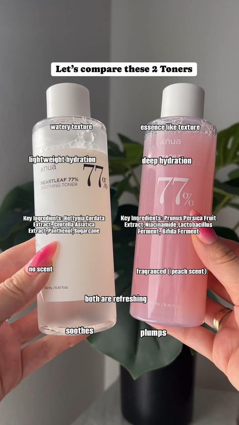 Let’s compare these 2 Toners from @anua.skincare_usa Heartleaf Toner, Korean Toner, Beginner Skin Care Routine, Skin Care Pictures, Korean Skin Care Secrets, Hydrating Essence, Korean Skincare Routine, Beauty Advice, Self Care Routine