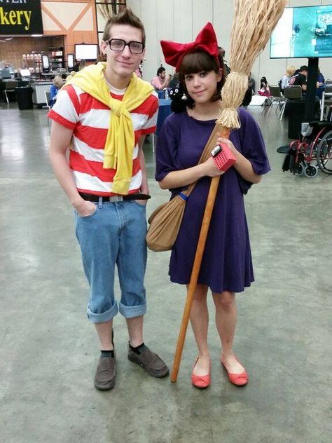 Kiki's Delivery Service Cosplay me and my boyfriend did, Otakon 2015 Kiki Delivery Service Costume, Kikis Delivery Service Halloween, Kiki's Delivery Service Costume, Kiki's Delivery Service Dress, Kiki’s Delivery Service Halloween Costume, Kiki's Delivery Service Cosplay, Me And My Boyfriend, Halloween Duos, Closet Cosplay