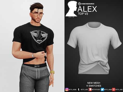 The Sims Resource - Sims 4 - Everyday - Beto_ae0 - male cc sims 4, clothing, the sims 4 Sims 4 Male Athletic, Sims 4 Cc Hot Weather Clothes Male, Sims 4 Male Crop Top, Ts4 Male Cc, Sims Male Cc, Sims 4 Men Cc, Sims 4 Costumes, Clothes The Sims 4, Sims 4 Skins