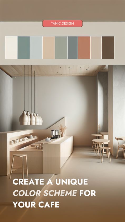 Ready to create a unique vibe in your coffee shop? Discover the ideal color palette to enhance aesthetics and influence customer perception. Click for expert tips from Tanic Design to craft the perfect ambiance with color! #CoffeeShopDesign #ColorPsychology #InteriorDesign #CafeAmbiance #CustomerExperience #UniqueAesthetics #ColorScheme #TanicDesign Coffee Shop Color Scheme, Coffee Shop Color Palette, Youth Room Church, Coffee Shop Branding, Coffee Lab, Coffee Shop Interior Design, Coffee Industry, Perfect Cup Of Coffee, Shop Branding