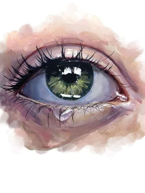 Painting Realistic Eyes, Eyes Drawing Color Water, Realistic Drawings Eyes Colored Pencils, Pencil Colour Eye Sketch, Realistic Eye Watercolor Painting, Watercolor Eyes, What To Draw, Easy Doodle Art, Realism Painting