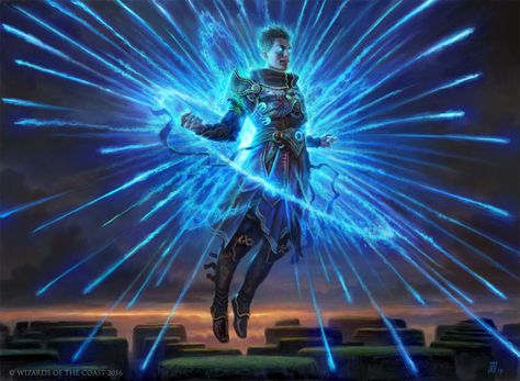 Counterspell - M:TG Eternal Masters, Zack Stella on ArtStation at https://www.artstation.com/artwork/qNBm2 Dnd Wizard, Fantasy Wizard, Super Powers Art, Angel Warrior, Magic Design, Magic Aesthetic, Dungeons And Dragons Homebrew, Modern Fantasy, Game Inspiration