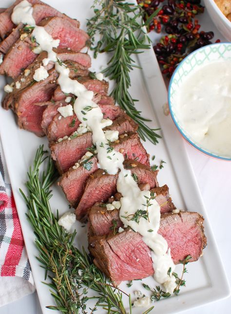 Pastrami Recipes, Beef Tenderlion, Cheese Sauce For Steak, Beef Tenderloin Steaks, Steak With Blue Cheese, Tenderloin Roast, Tenderloin Steak, Blue Cheese Dip, Blue Cheese Sauce