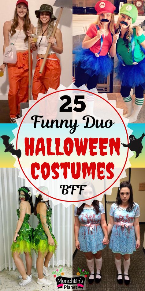 Funny duo halloween costumes bff Duo Diy Halloween Costumes, Funny Duo Costumes Bff, Costumes With Sweatpants, Diy Duo Halloween Costume Ideas, Duo Halloween Costumes Last Minute, Duo Halloween Costumes Diy, Funny Duo Halloween Costumes Bff, Last Minute Duo Halloween Costumes, Diy Duo Costumes