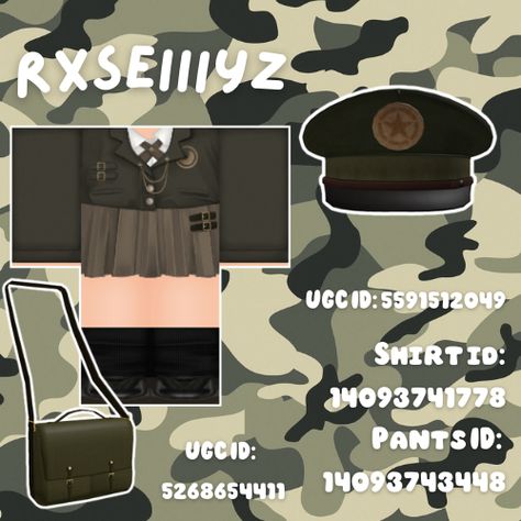 Id Codes Clothes, School Roblox Outfits Codes, Roblox Plush, Fete Emo, Cottage Core Outfit, Brown Hair Roblox, Blocksburg Outfit Codes￼, Code Clothing, Code Clothes