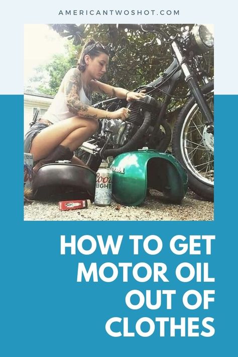 Don't let motor oil ruin your clothes! Follow our easy guide and get rid of those pesky stains for good. 🚗💦 #stainremoval #laundrytips #motoroil #clothingcare How To Get Motor Oil Out Of Clothes, Oil Out Of Clothes, Mechanic Clothes, Mechanic Coveralls, Homemade Detergent, Stain Remover Clothes, Remove Oil Stains, Stain On Clothes, Grease Stains