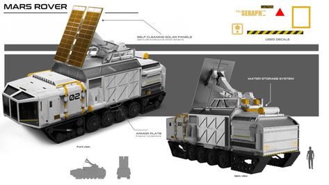 ArtStation - mars rover, kai sun Rover Kai, Heavy Vehicles, Sci Fi Tank, Concept Vehicles Sci Fi, Traveller Rpg, Military Aesthetic, Data Visualization Design, Mars Rover, Car Interior Design