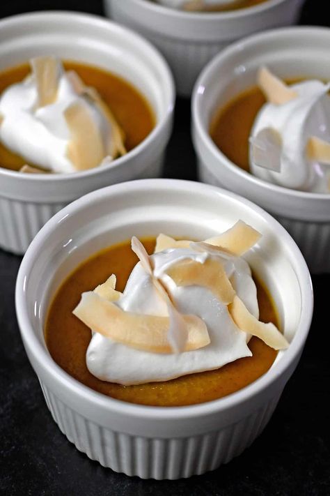 Pumpkin Custard Paleo Pumpkin Custard, Paleo Chocolate Chip Muffins, Paleo Pumpkin Dessert, Gluten Free Pumpkin Recipes, Dairy Free Pumpkin, Pumpkin Custard, Pumpkin Pudding, Nom Nom Paleo, Paleo Pumpkin