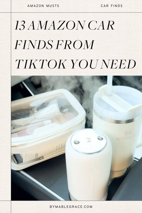 13 Amazon Car Finds From TikTok You Need Amazon Car Finds, Car Organization Hacks, Smart Car Accessories, Car Finds, Suv Accessories, Must Have Car Accessories, Car Accessory Gifts, New Car Accessories, Girly Car Accessories