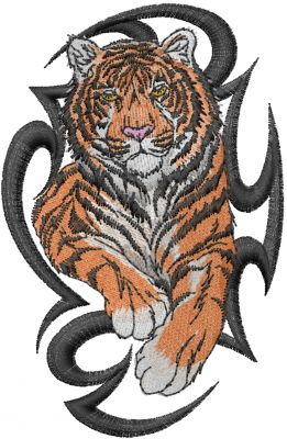 Tiger Embroidery Design from Machine Embroidery Designs | Grand Slam Designs Tiger Embroidery Design, Machine Embroidery Designs Projects, Tiger Embroidery, Animals Embroidery, Pes Embroidery, Animal Embroidery Designs, Learn Embroidery, Animal Embroidery, Machine Embroidery Applique