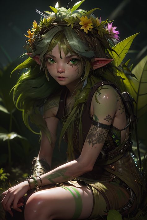 #inacofairy#fantasy#fairy#elf#pixie Dnd Gnome, The Simpsons Characters, Dnd Elves, Homer And Marge, Hybrid Art, Simpsons Characters, Dnd Inspiration, Forest Elf, Elf Movie