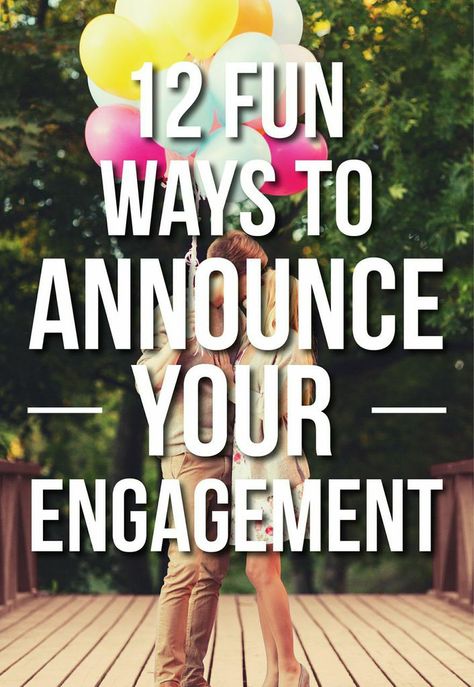 12 Fun Ways to Announce Your Engagement Fun Ways To Announce Engagement, Creative Ways To Announce Engagement, Fun Engagement Announcement Ideas, Engagement Accouncement, Cute Ways To Announce Engagement, I’m Engaged, Ways To Announce Engagement, Funny Engagement Announcement, Cute Engagement Announcements