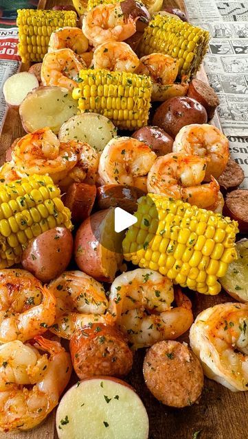 Brandi Crawford on Instagram: "Easy Shrimp Boil
Comment BOIL below and I will DM you the recipe. This recipe is on my seafood website, @simpleseafoodrecipes. https://simpleseafoodrecipes.com/cajun-shrimp-boil/

Shrimp cooks in a few minutes, so you really only need time to cook your vegetables. This dish is ready in under 30 minutes making it perfect for weeknight meals along with this holiday weekend. I season this up with my homemade Cajun rub along with some Old Bay. Feel free to omit the Cajun flavor if you aren’t about the heat.

Drizzle it all with my homemade lemon garlic butter sauce, which is the absolute truth! It’s mouth-watering perfection.
.
.
..
.
.
.
#shrimpboil #seafoodboil #seafood #MemorialDayRecipes #BlackFoodie" Easy Shrimp Boil, Boil Shrimp, Cajun Shrimp Boil, Lemon Garlic Butter Sauce, Shrimp Boil, Garlic Butter Sauce, Cajun Shrimp, Easy Shrimp, Seafood Boil