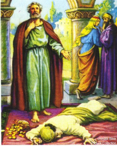 Ananias And Sapphira, Oldest Bible, Bible Drawing, Bible Images, Bible Illustrations, Bible Pictures, Bible Passages, Thematic Units, Pentecost