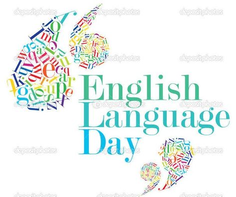 English Language Day Poster, April Month, English Day, English Project, English Projects, Creative Craft, Phonics Activities, English Phrases, Creative Crafts