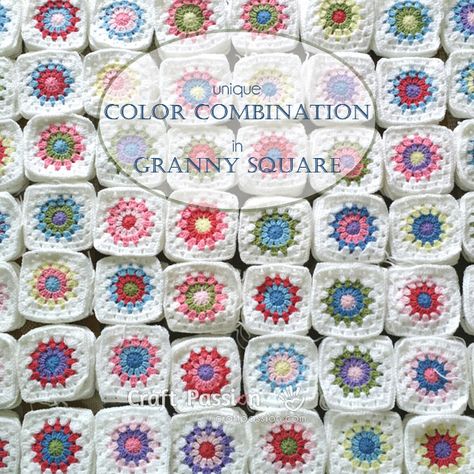 granny squares Granny Square Colors, Sunburst Granny Square, Crochet Granny Square Blanket, Crochet Blocks, Granny Square Blanket, Square Blanket, Granny Squares Pattern, Crochet Motifs, Granny Square Crochet Pattern