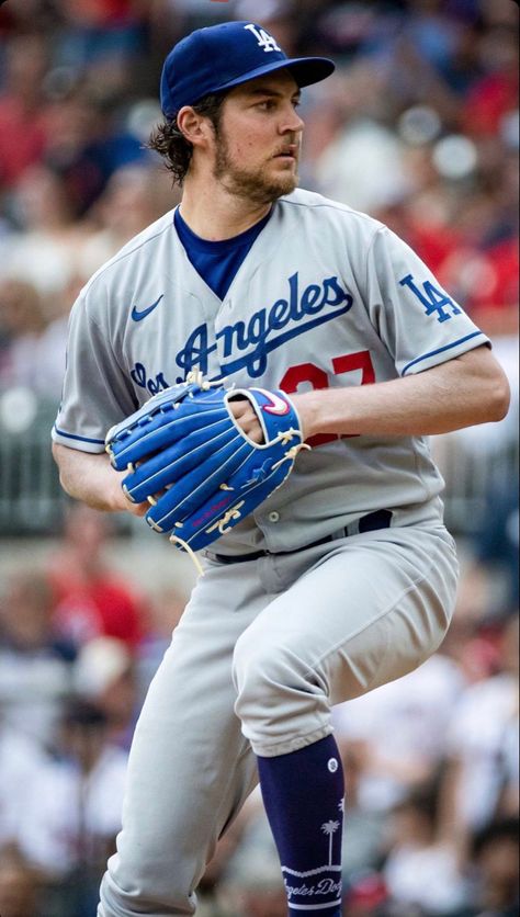 Trevor Bauer, Mlb Wallpaper, Baseball Guys, Dodgers Fan, Baseball Pictures, Dodger Blue, Dodgers Baseball, Mlb Players, Sports Memes