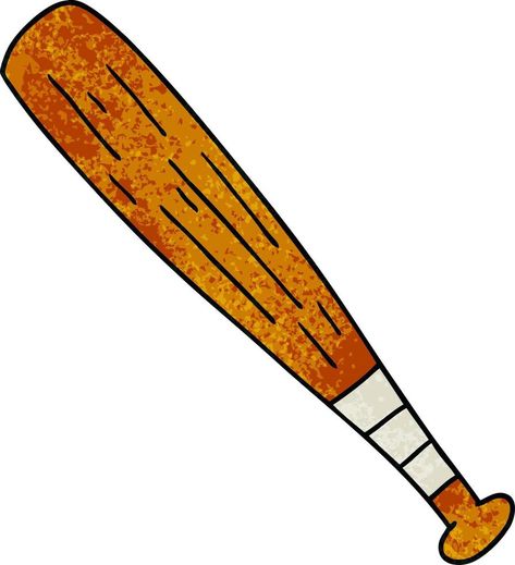 textured cartoon doodle of a baseball bat Baseball Doodles, Bat Baseball, Cartoon Doodle, Baseball Theme, Social Media Icons, Baseball Bat, Bat, Art Drawings, Doodles