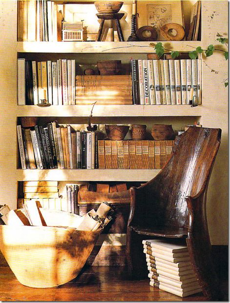 Vines Indoors Rose Tarlow Interiors, Rose Tarlow, Lauren Liess, Dark Stain, Private House, Home Libraries, Reading Corner, Home Library, Book Shelf