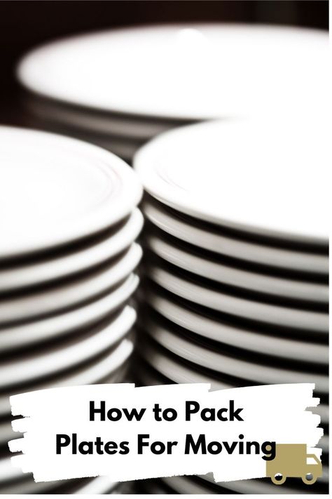 Plates are one of the most challenging items to pack and move safely without breaking. Here is how to get your plates to your new home in one piece. #packing #plates #dishware #dishes #kitchen #moving Packing Plates Moving Tips, How To Pack Plates For Moving, Packing Dishes To Move, How To Pack Dishes For Moving, Packing Dishes, Kitchen Plate, China Dishes, What To Use, Suitcase Packing