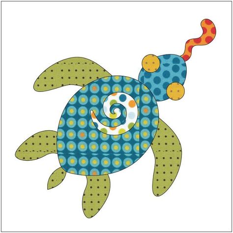 (7) Name: 'Quilting : Applique Add On's -Lizard, Frog & Turtle Turtle Quilt Block Pattern Free, Whale Applique Pattern Free, Tortoise Quilt Pattern, Turtle Applique Pattern Templates, Seahorse Applique Pattern, Sea Turtle Quilts, Monster Quilt, Quilting Applique, Turtle Quilt