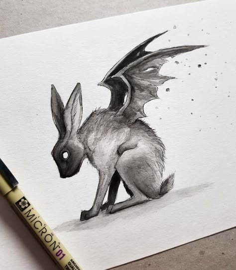 Hell Drawing, Rabbit Drawing, Bunny Tattoos, Arte Peculiar, Rabbit Tattoos, Bunny Drawing, Rabbit Art, Bunny Art, Dark Art Drawings