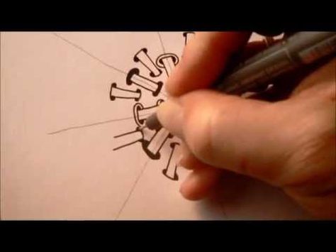 instructions Zentangle Pattern, Doodle Videos, Zentangle Tutorial, Tangle Pattern, Tangle Doodle, Zentangle Designs, Doodle Inspiration, Tangle Art, Tangle Patterns