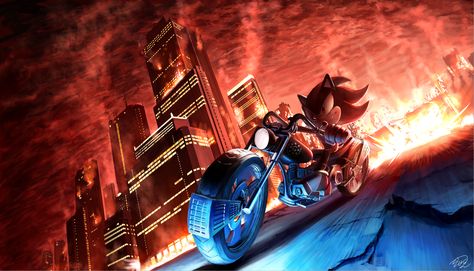 Shadow the Hedgehog/#1914693 - Zerochan Girl Riding Motorcycle, Hedgehog Illustration, Shadow Sonic, Sonic Adventure 2, Game Sonic, 4k Wallpapers For Pc, Sonic Mania, Sonic Adventure, Sonic And Shadow